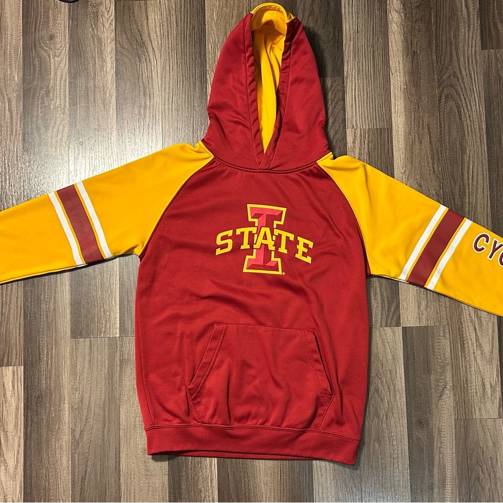 Colosseum Red and Yellow Hoodie